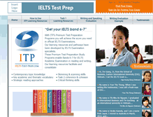 Tablet Screenshot of ielts-test-prep.com